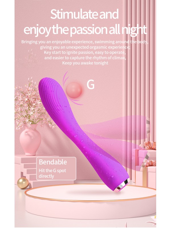 Liquid-Silicone Rabbit Vibrator 